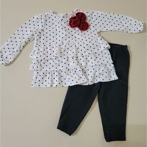 Girl's Top and Pants Set
